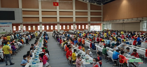 Giải cờ vua nhanh Hà Nội mở rộng năm 2022 thu hút số kỳ thủ kỷ lục